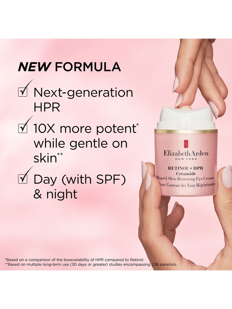 Elizabeth Arden Retinol + HPR Ceramide Rapid Skin Renewing Eye Cream - Image 16 of 16 Elizabeth Arden Retinol + HPR Ceramide Rapid Skin Renewing Eye Cream - Image 16 of 16