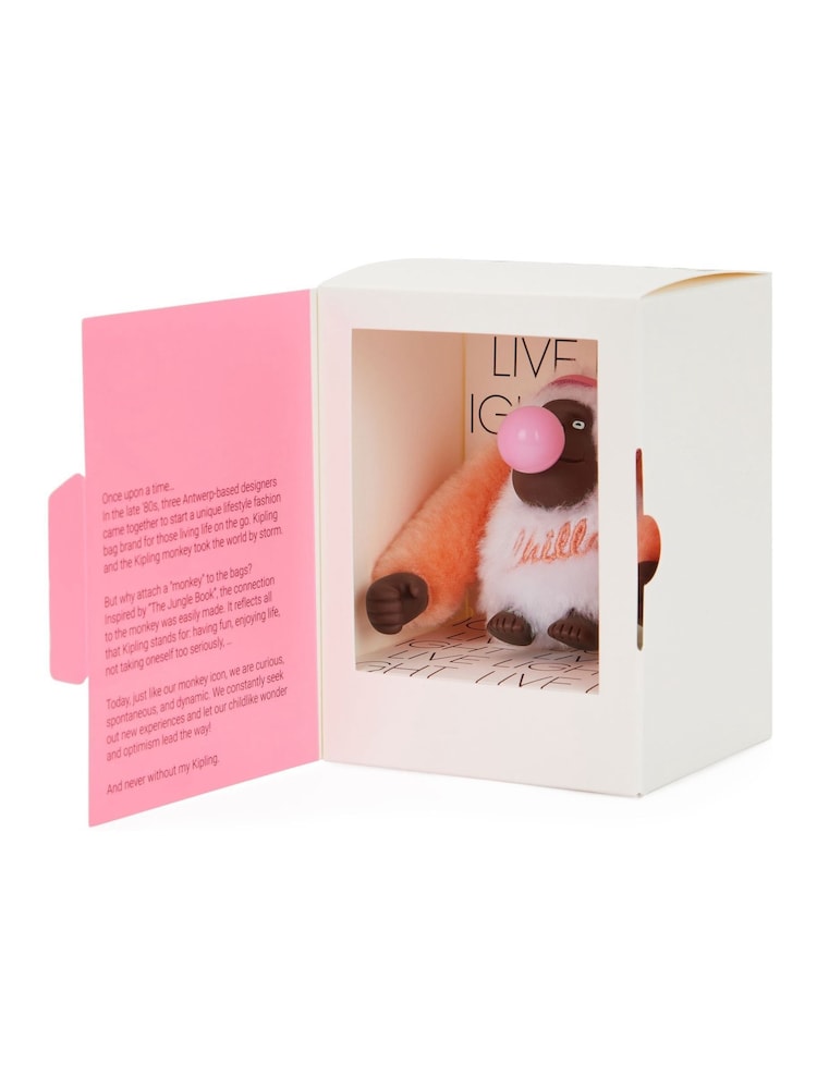 Kipling Orange Easy Life Monkey Charm Bag - Image 3 of 3 Kipling Orange Easy Life Monkey Charm Bag - Image 3 of 3