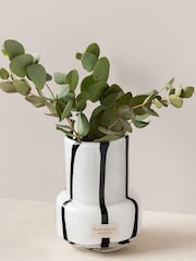 Harlequin White Vase - Image 1 of 4