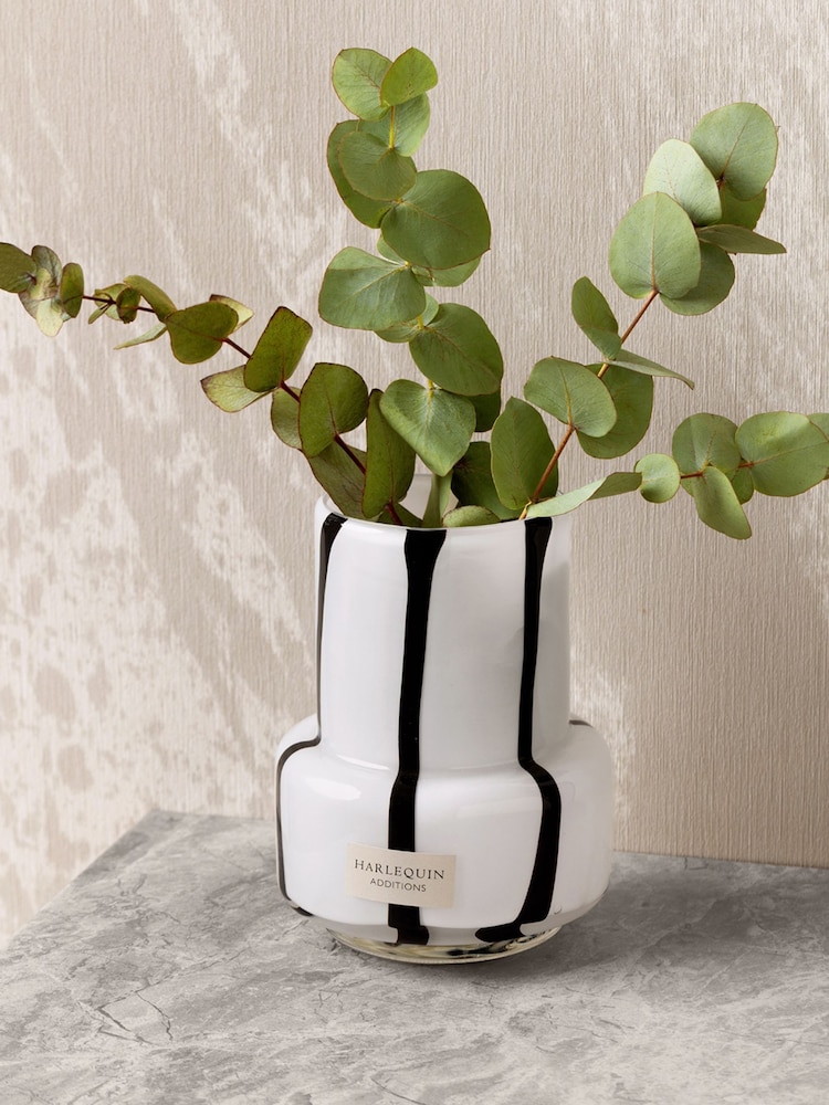 Harlequin White Vase - Image 2 of 4