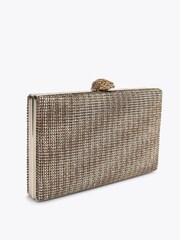 Kurt Geiger London Brown Crystal Kensington Clutch Bag - Image 3 of 5