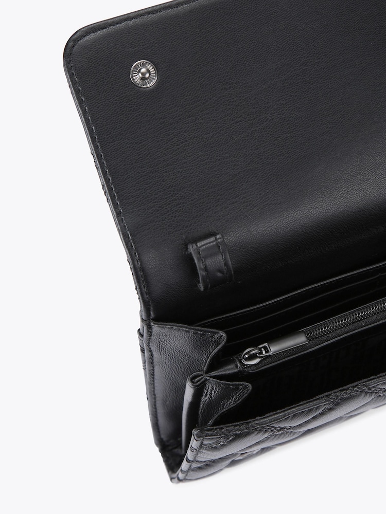 Kurt Geiger London Black Kensington Chain Wallet D Purse - Image 5 of 5
