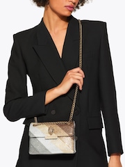 Kurt Geiger London Metallic Fabric Mini Kensington Large Bag - Image 5 of 5