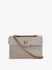 Kurt Geiger London Brown Fabric Kensington Bag - Image 1 of 4
