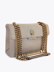 Kurt Geiger London Brown Fabric Kensington Bag - Image 2 of 4