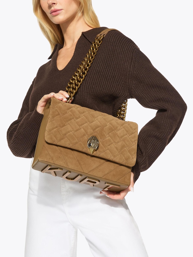 Kurt Geiger London Brown Large Kensington Bag - Image 1 of 5
