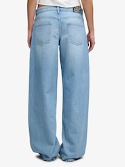 Superdry Blue Mid Rise Baggy Jeans - Image 5 of 8