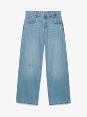 Superdry Blue Mid Rise Baggy Jeans - Image 6 of 8