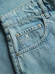 Superdry Blue Mid Rise Baggy Jeans - Image 8 of 8
