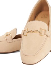Dune London Natural Grained Loafers - Image 5 of 6