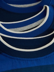 Blue Stripes Long Sleeve Jogger Pyjamas Set 3 Pack (3-16yrs) - Image 6 of 7