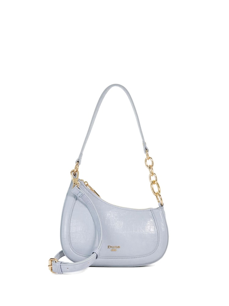 Dune London Light Blue Direction Small Smart Scoop Shoulder Bag - Image 1 of 4 Dune London Light Blue Direction Small Smart Scoop Shoulder Bag - Image 1 of 4