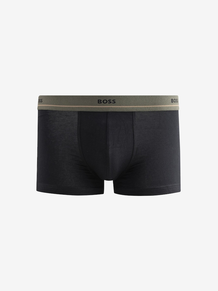 Negro - BOSS Essential Logo Boxer Trunks 5 Pack - Imagen 2 de 6