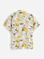 BOSS Floral Yellow Vibe Relaxed-Fit Shirt - Image 5 of 5