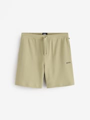 BOSS Green Waffle Regular Fit Logo Shorts - Image 1 of 1