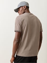 BOSS Green Taul Tipped Regular Fit Logo T-Shirt - Image 2 of 5