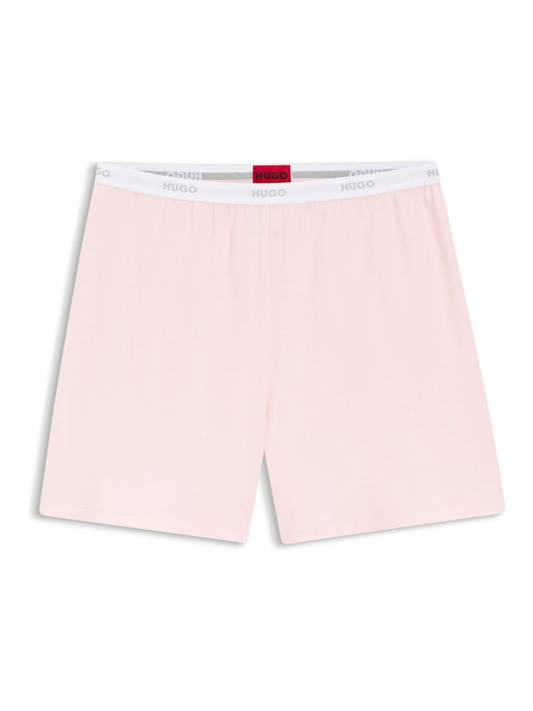 HUGO Pink Logo Shorts - Image 1 of 1 HUGO Pink Logo Shorts - Image 1 of 1