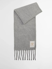 Barbour® Grey Ellison Scarf - Image 1 of 3