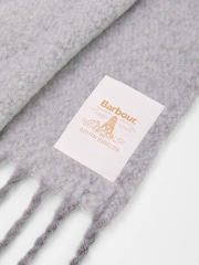 Barbour® Grey Ellison Scarf - Image 3 of 3