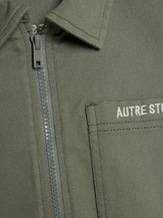 River Island Green Twill Shacket & Trouser Set 3 Piece - Image 5 of 5