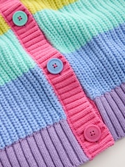 Little Bird by Jools Oliver Rainbow Stripe Knitted Cardigan - Image 14 of 16