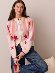 Little Bird Rainbow Stars Family Christmas Cardigan - Image 1 of 10