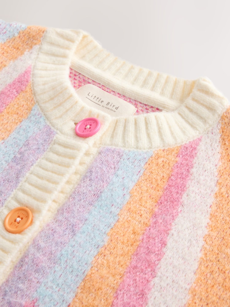 Little Bird Rainbow Stars Family Christmas Cardigan - Image 10 of 10