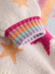 Little Bird Rainbow Stars Family Christmas Cardigan - Image 7 of 10