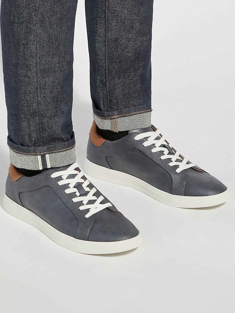 Dune London Blue Traces Trainers - Image 6 of 6