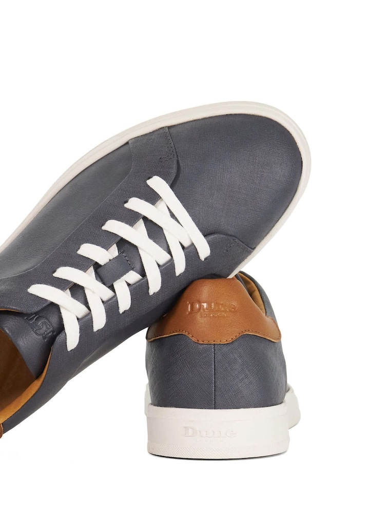Dune London Blue Traces Trainers - Image 8 of 8