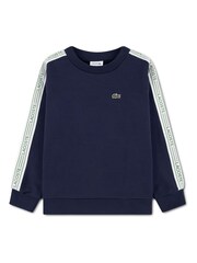Lacoste Blue Taping Crewneck Sweatshirt - Image 1 of 4