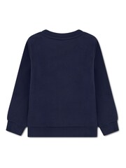 Lacoste Blue Taping Crewneck Sweatshirt - Image 2 of 4