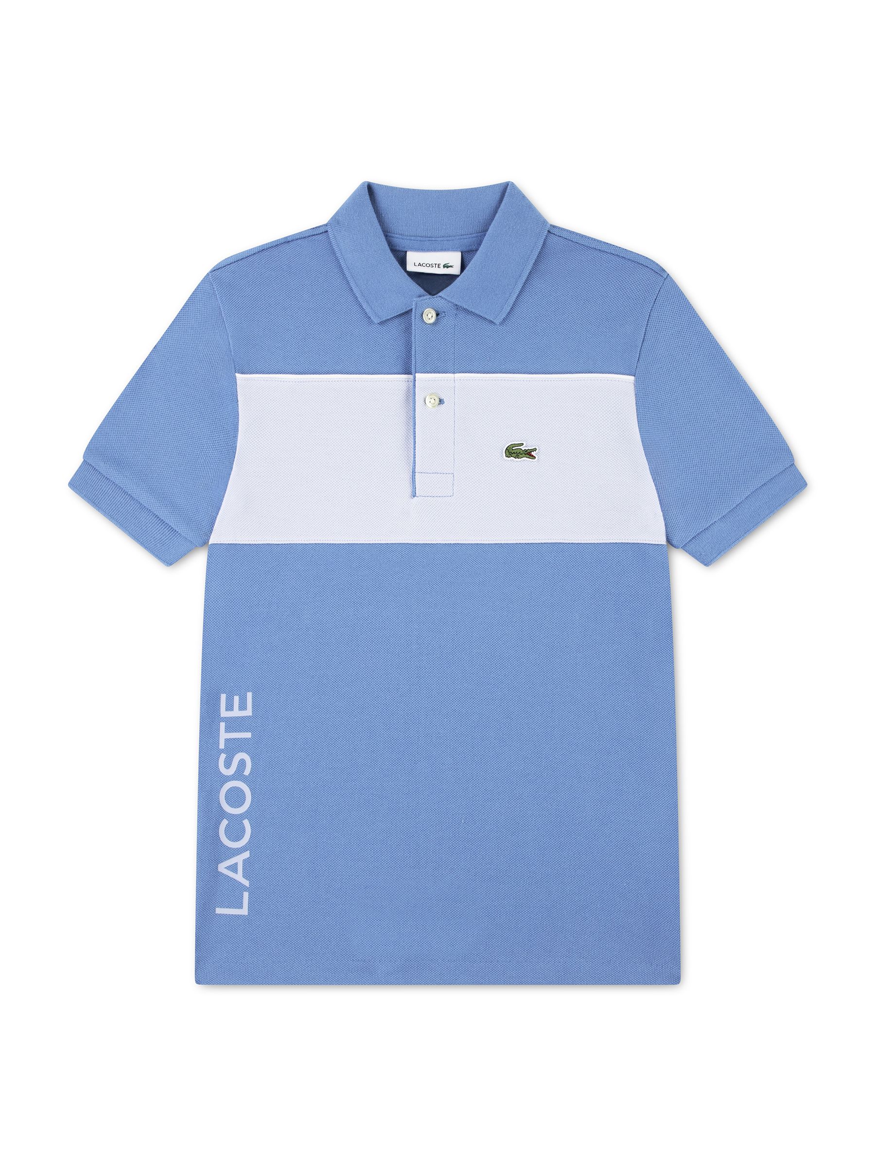 Next：日本 ブルー - Lacoste® カラーブロック ポロシャツ from Next Japan