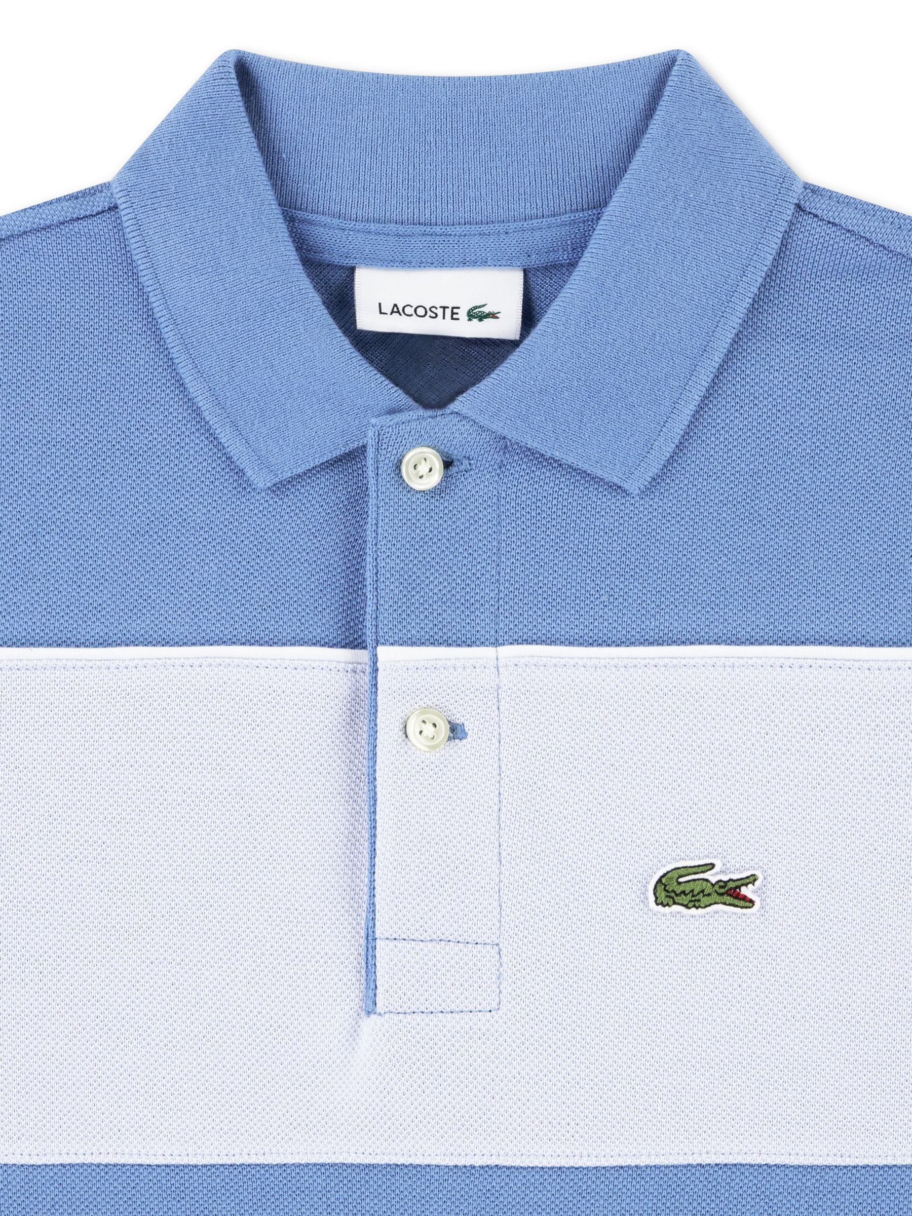 Next：日本 ブルー - Lacoste® カラーブロック ポロシャツ from Next Japan