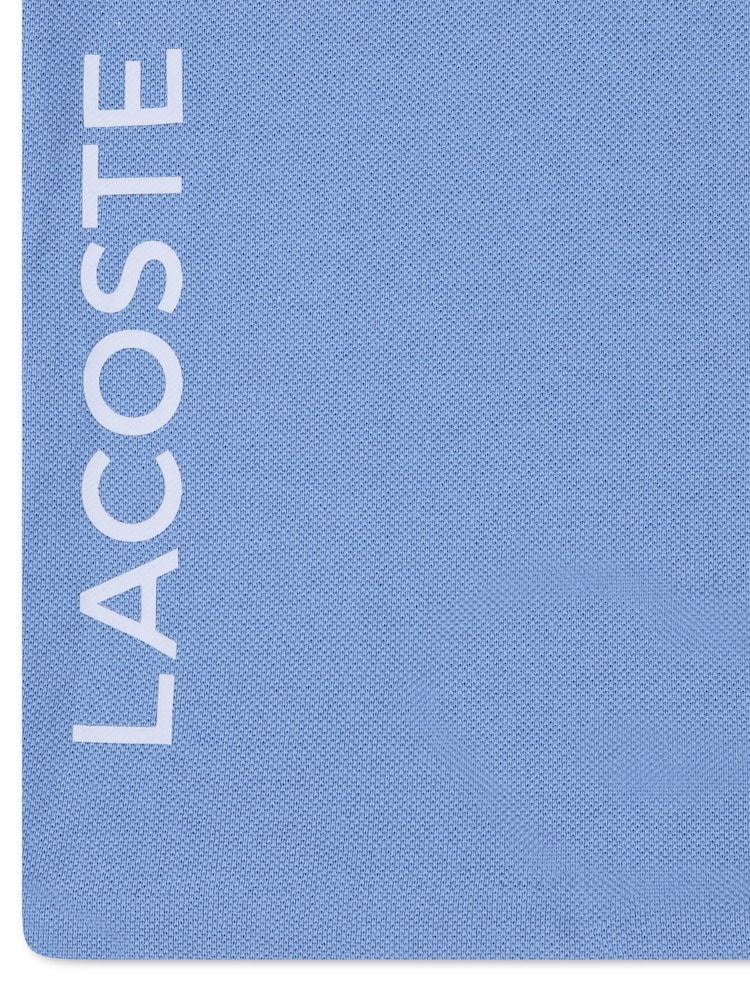 Lacoste Blue Colourblock Polo Shirt - Image 4 of 4