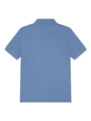 Lacoste Blue Petit Pique Polo Shirt - Image 2 of 3