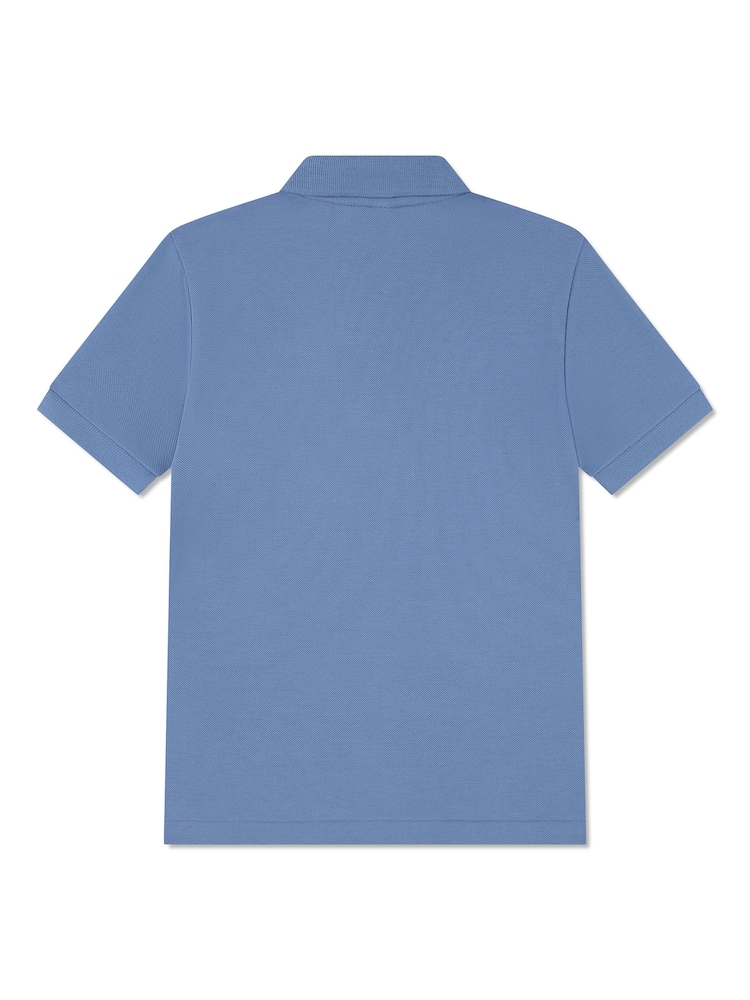 Lacoste Blue Petit Pique Polo Shirt - Image 2 of 3
