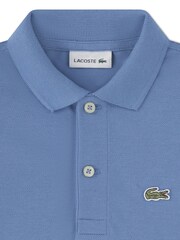 Lacoste Blue Petit Pique Polo Shirt - Image 3 of 3