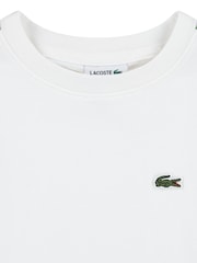 Lacoste White Taping T-Shirt - Image 6 of 7