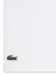 Lacoste White Croc Grid T-Shirt - Image 7 of 7