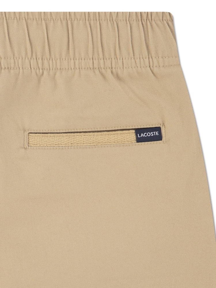 Lacoste Brown Stretch Twill Shorts - Image 8 of 8