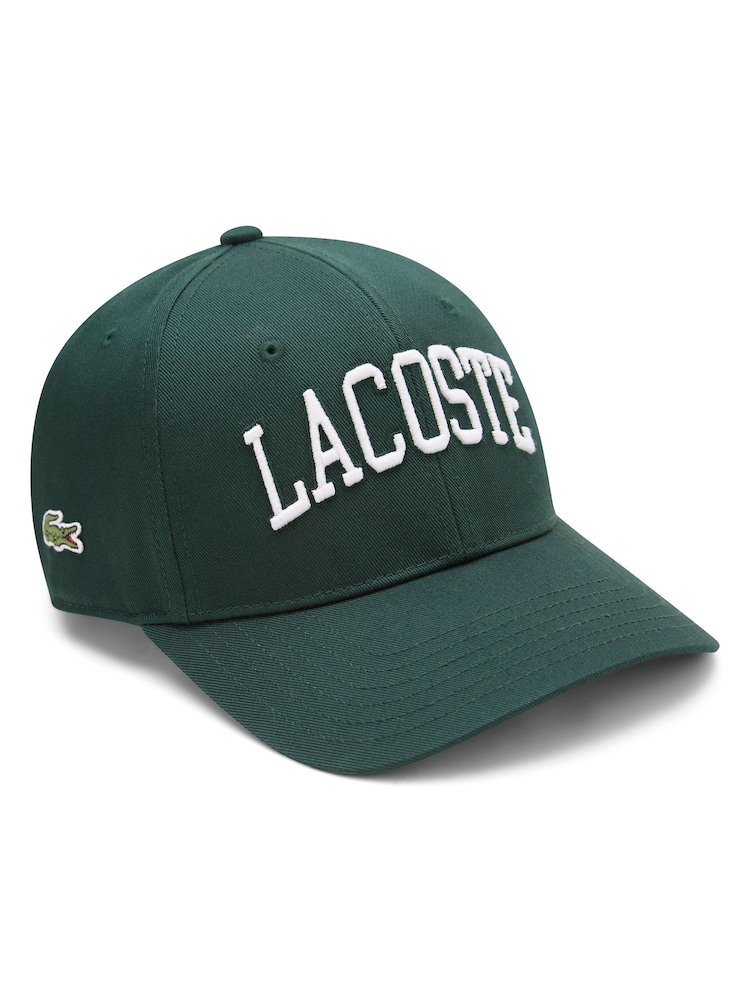 Lacoste Green Core Wordmark Cap - Image 1 of 6