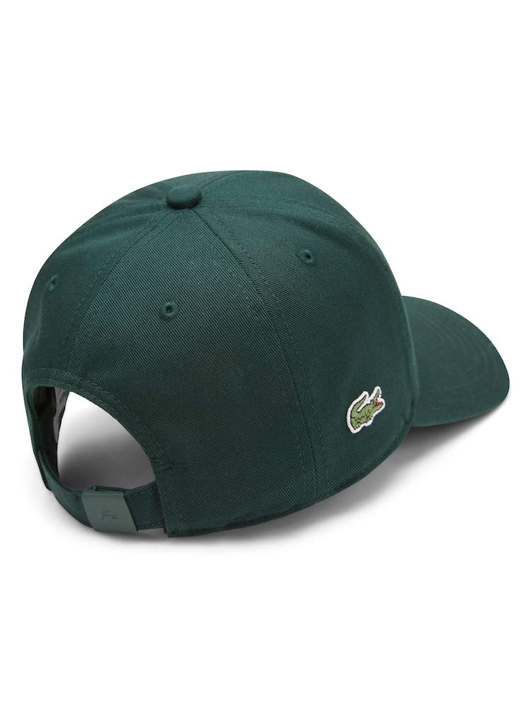 Lacoste Green Core Wordmark Cap - Image 2 of 6