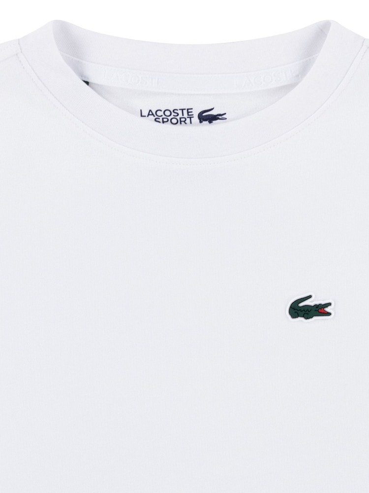 Lacoste White Medvedev Racket T-Shirt - Image 5 of 5