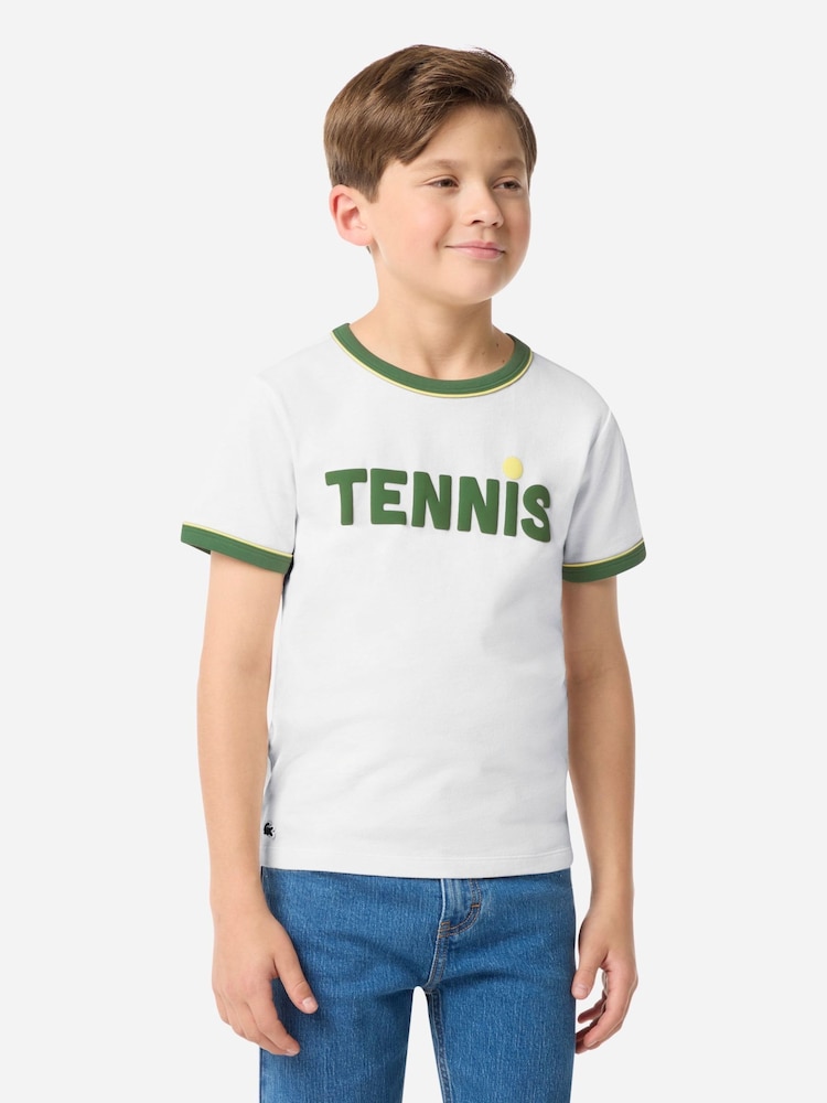 Lacoste Tennis Ringer T-Shirt - Image 1 of 6