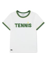 Lacoste Tennis Ringer T-Shirt - Image 4 of 6