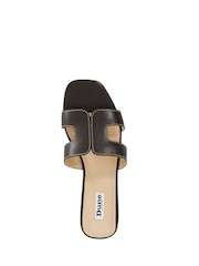 Dune London Brown Standard Fit Loupe Smart Slider Sandals - Image 4 of 5