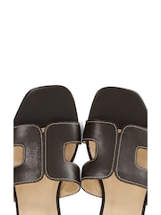 Dune London Brown Standard Fit Loupe Smart Slider Sandals - Image 5 of 5