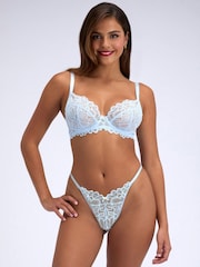 أزرق - حمالة صدر بقصّة بالكونت دانتيل موديل Emma من Boux Avenue - صورة 2 من 7