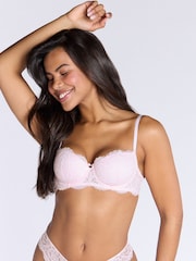 Boux Avenue Blush Pink Emma Lace Balconette Bra - Image 5 of 6
